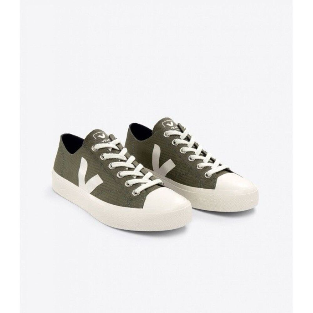 Veja 11.5 Wata II Ripstop Low-Top Sneakers Kaki Pierre Men’s Shoes EU 45 NIB